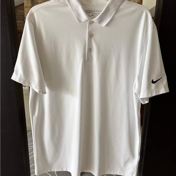 Nike White Polo Shirt Classic Design - Picture 9 of 9